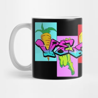 Vegan Graffiti 2 by LowEndGraphics Mug